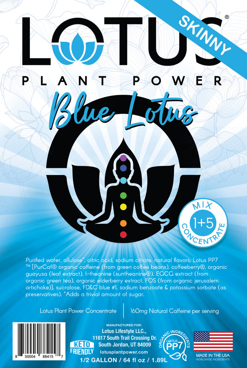 Blue Lotus Plant Power Zero Sugar Concentrate Blue Lotus Plant Power Zero Sugar Concentrate