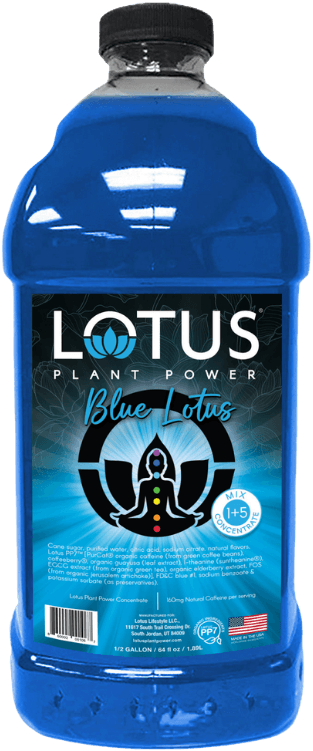 Lotus Plant Power Refresher Concentrates 1+5 Mix can