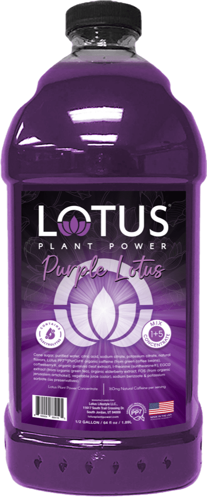 Lotus Plant Power Refresher Concentrates 1+5 Mix can