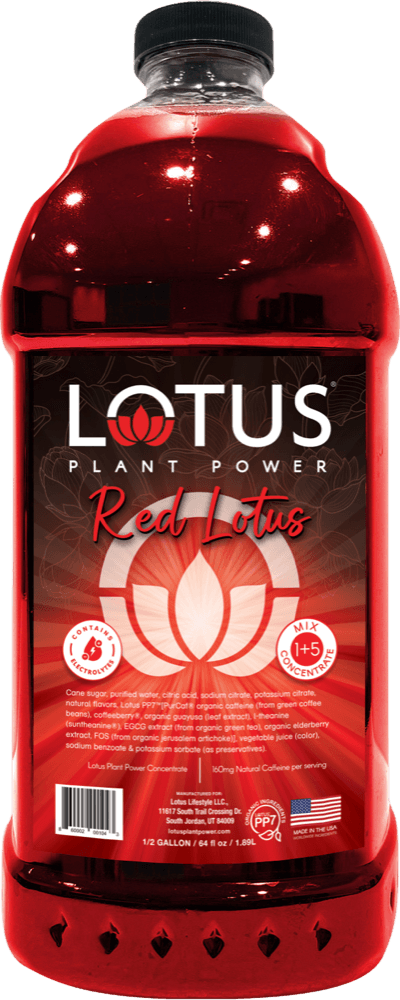 Lotus Plant Power Refresher Concentrates 1+5 Mix can