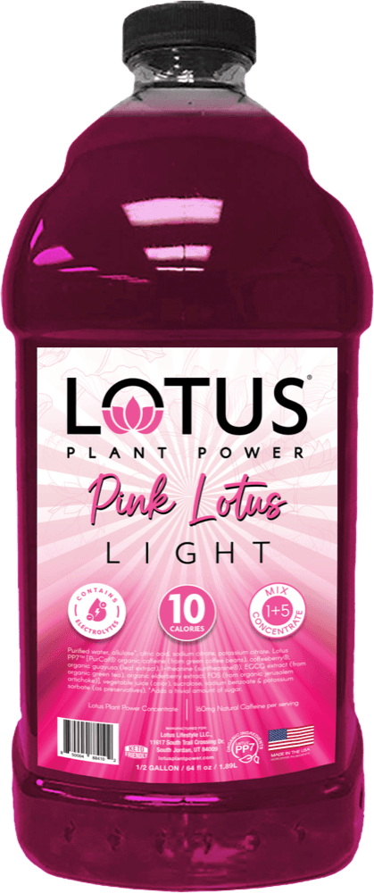Lotus Plant Power Refresher Concentrates 1+5 Mix can