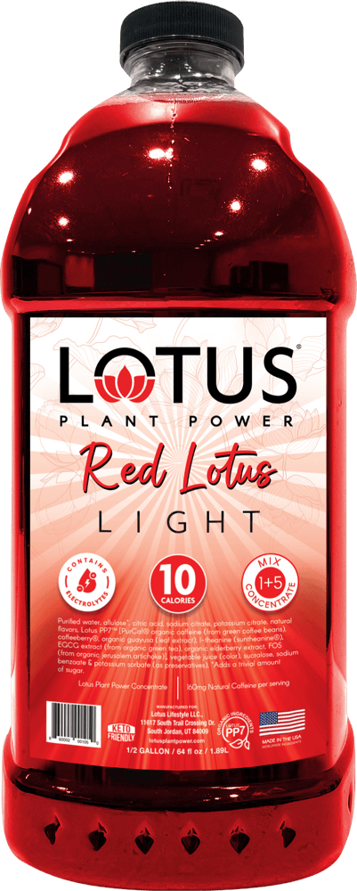 Lotus Plant Power Refresher Concentrates 1+5 Mix can