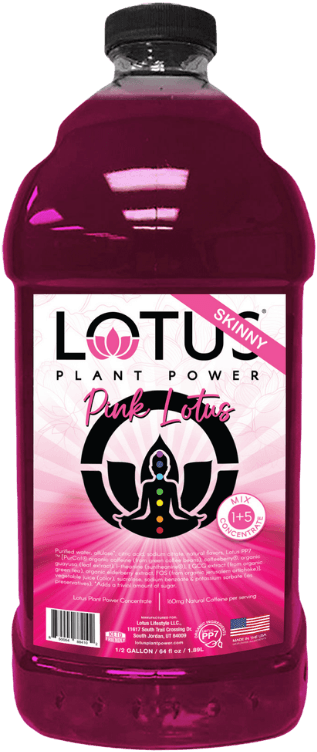Lotus Plant Power Refresher Concentrates 1+5 Mix can