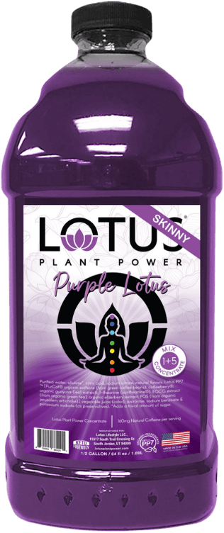 Lotus Plant Power Refresher Concentrates 1+5 Mix can