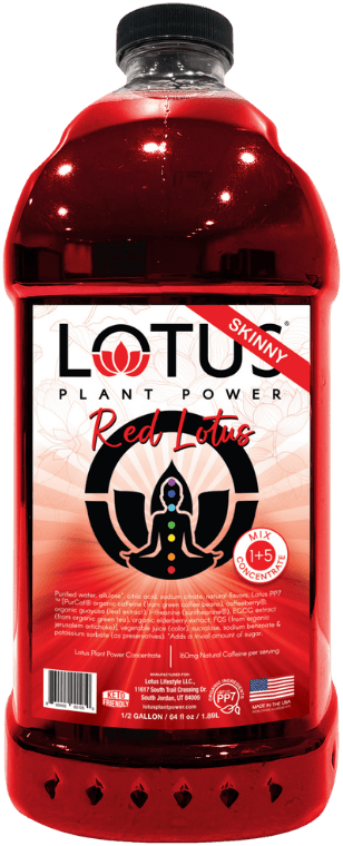 Lotus Plant Power Refresher Concentrates 1+5 Mix can