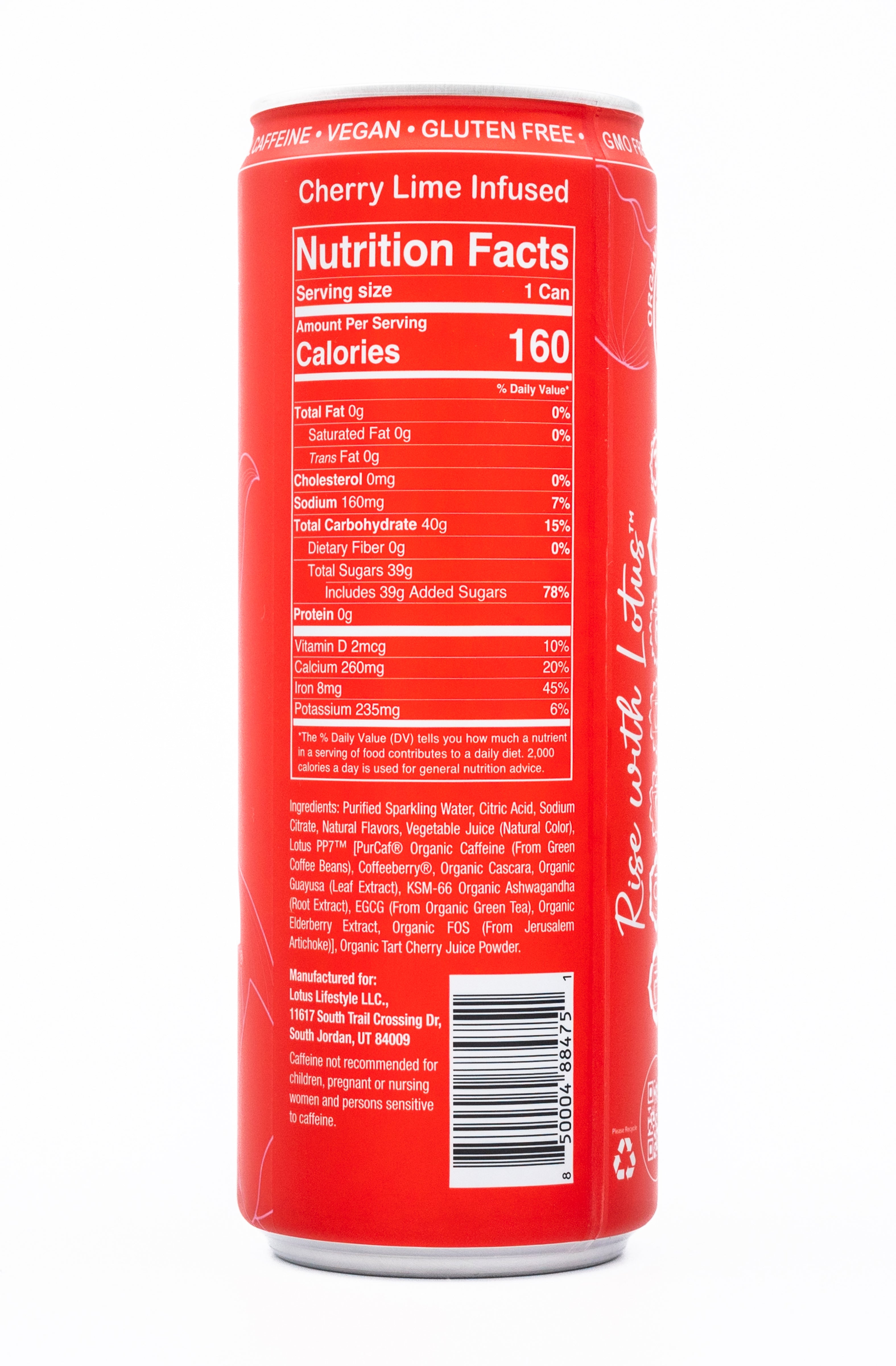 Red Lotus Plant Power Drink™ (cane sugar)