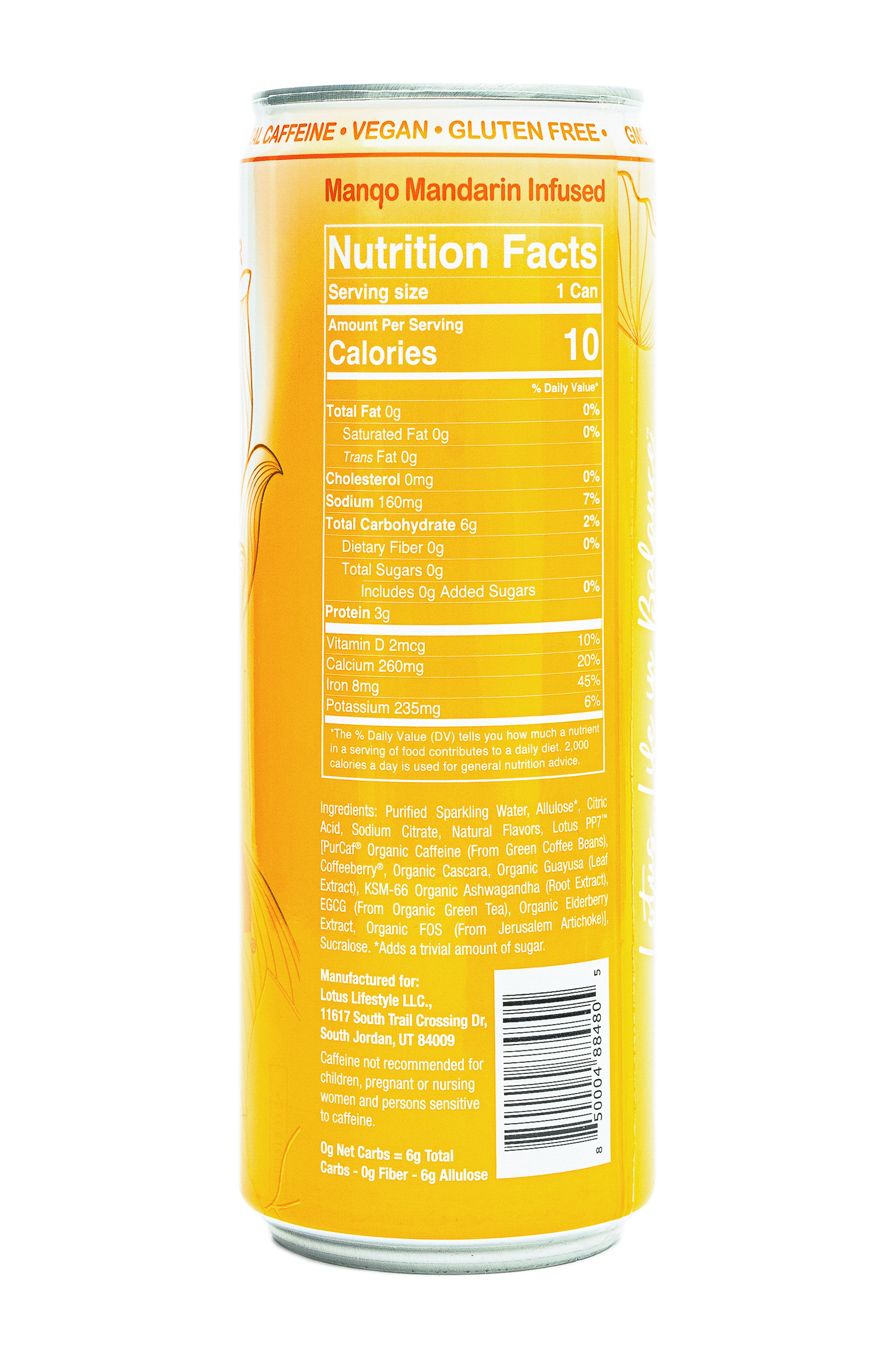 Orange Lotus Plant Power Drink™ (zero sugar)