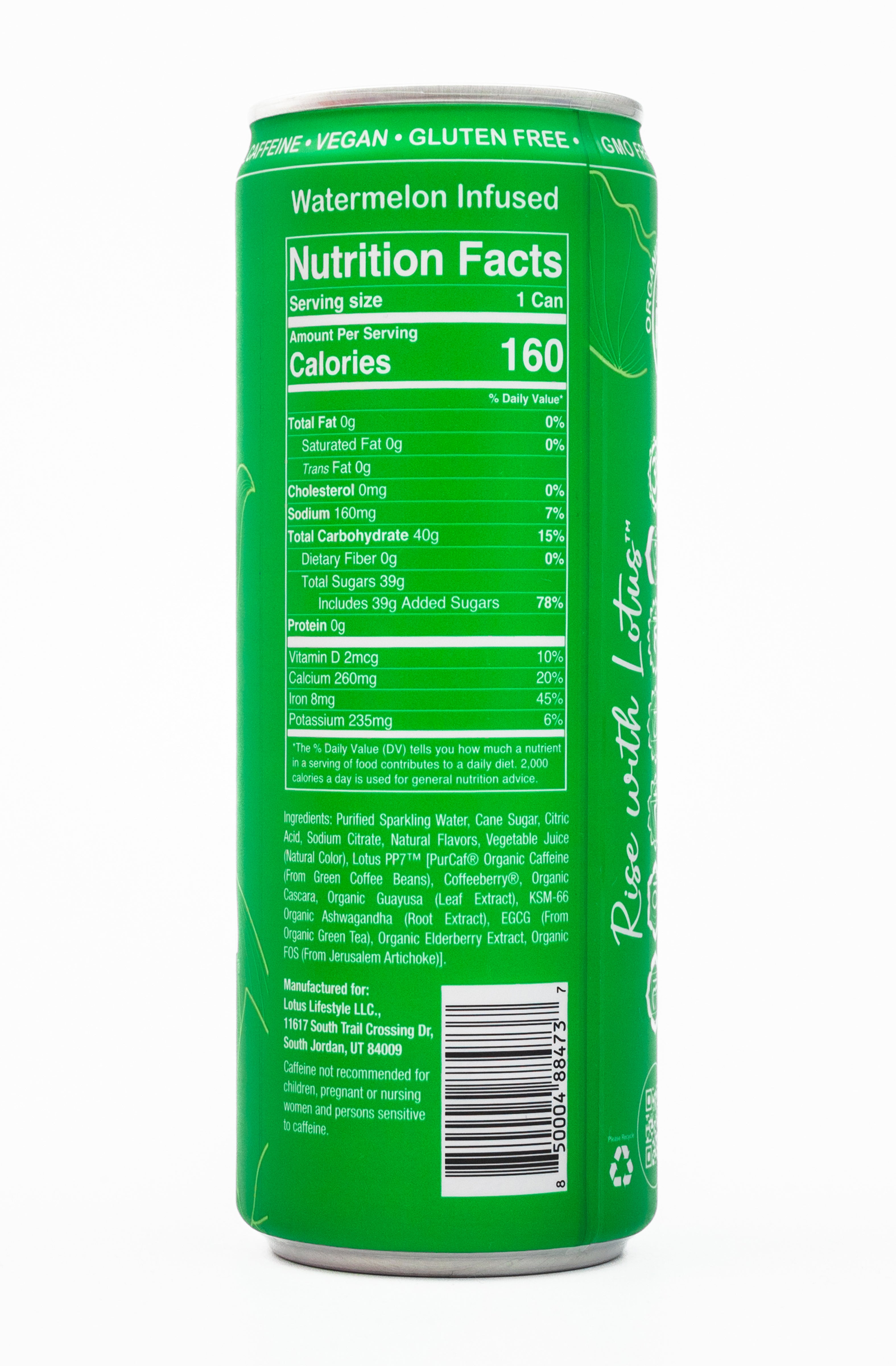 Green Lotus Plant Power Drink (cane sugar) Green Lotus Plant Power Drink (cane sugar)