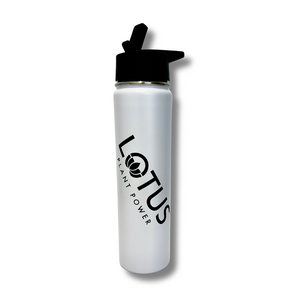 Lotus Plant Power Reusable Water Bottle