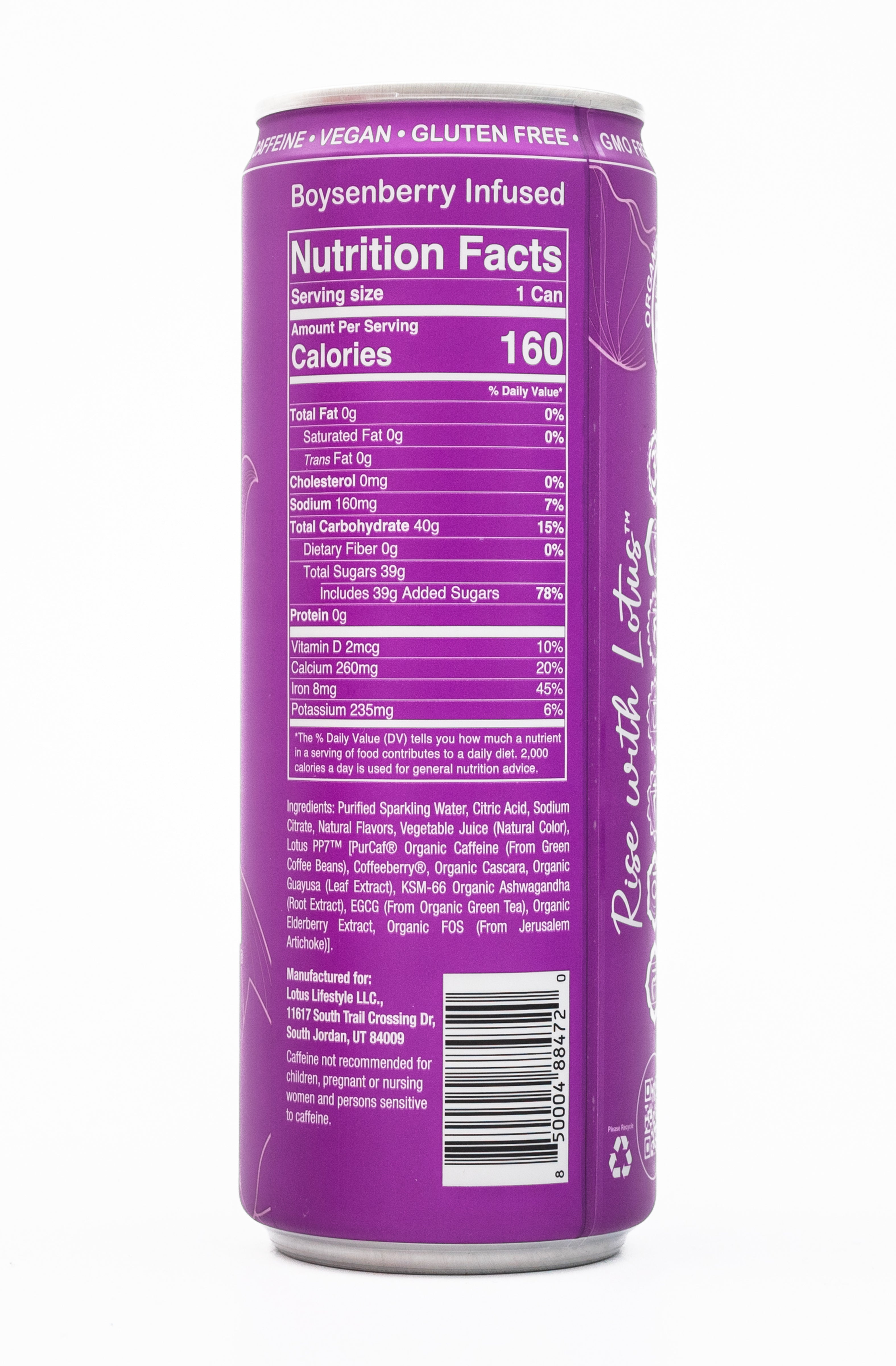 Purple Lotus Plant Power Drink™ (cane sugar)