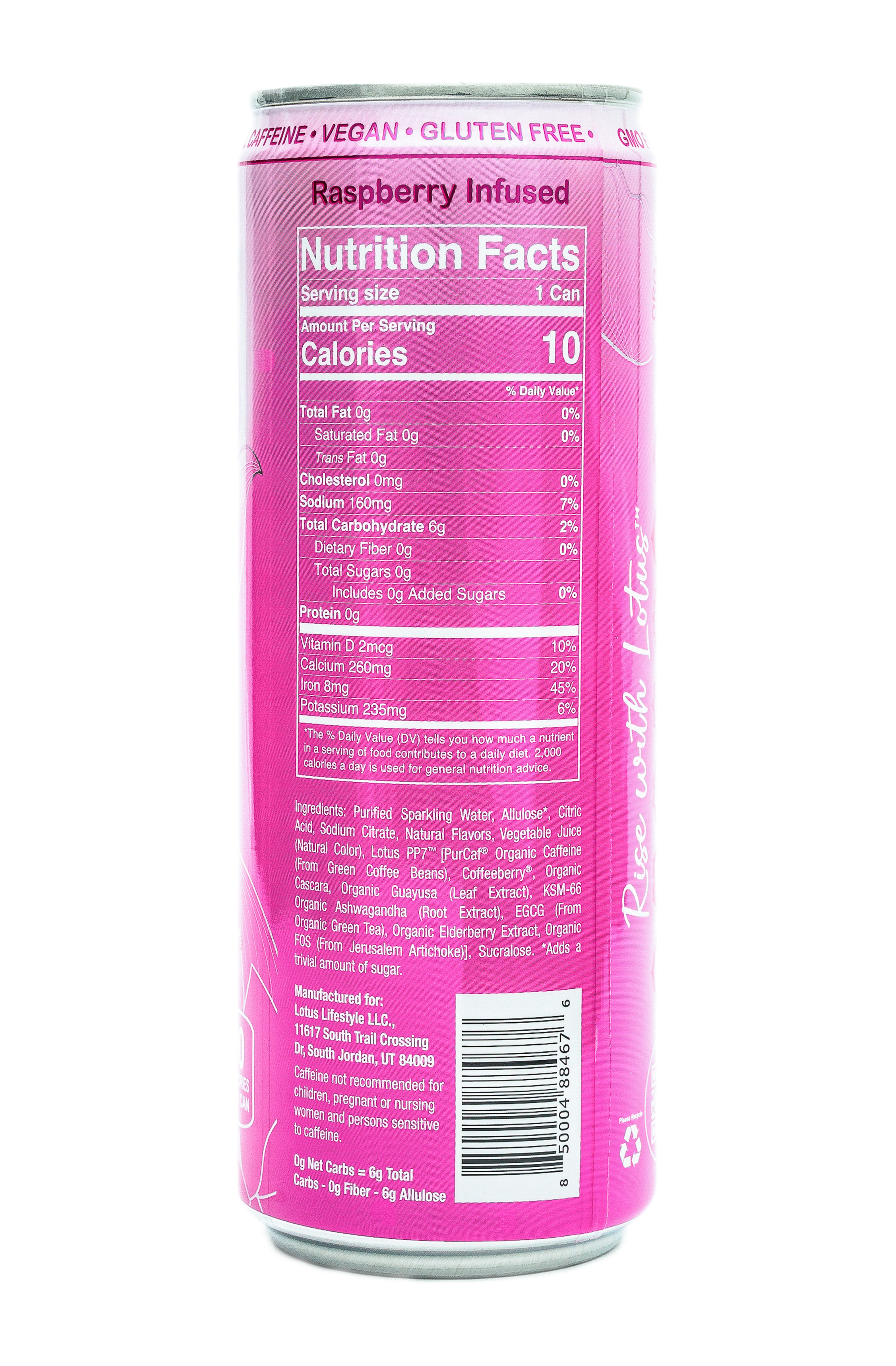 Pink Lotus Plant Power Drink™ (zero sugar)