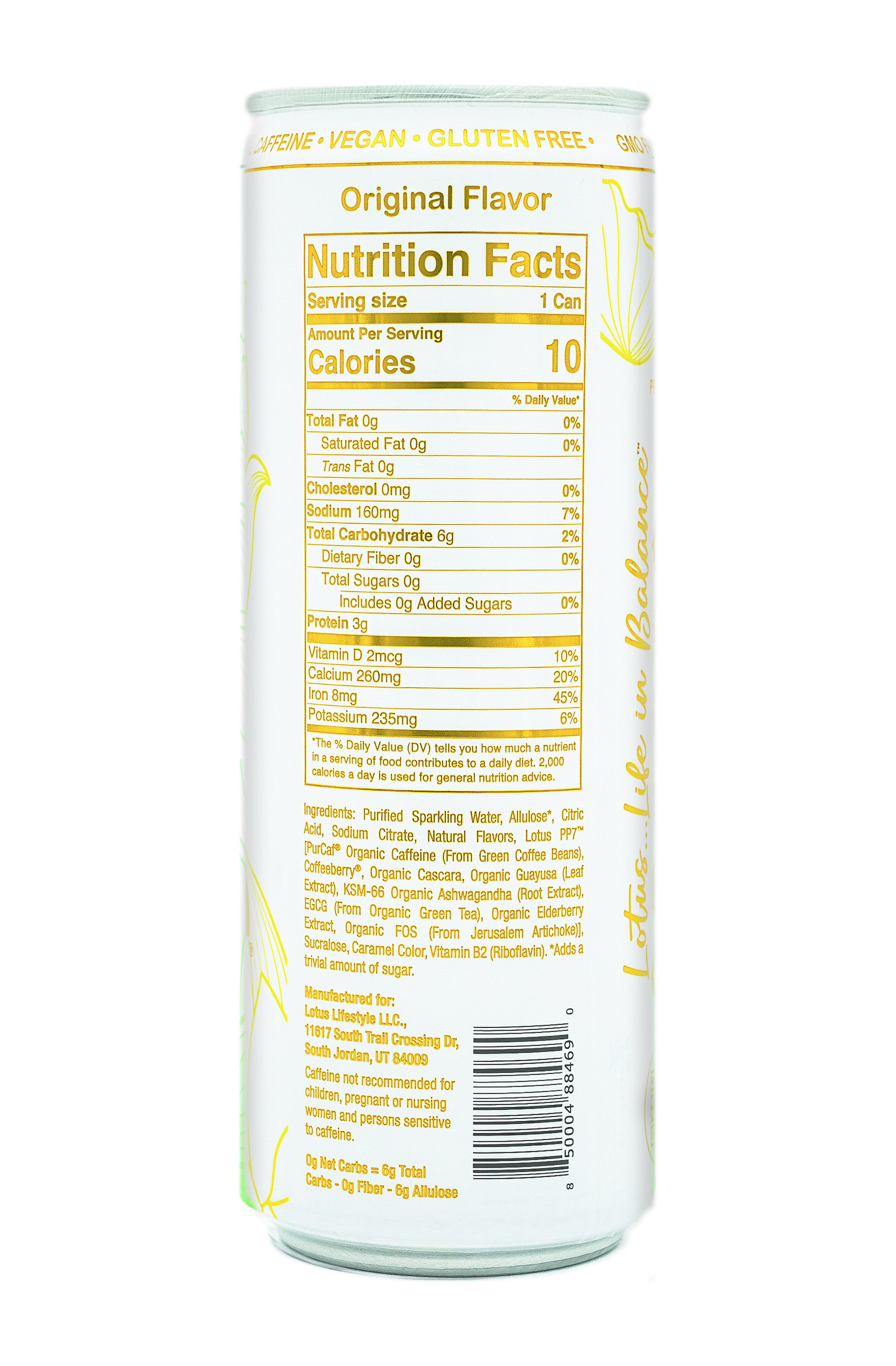 Gold Lotus Plant Power Drink™ (zero sugar)