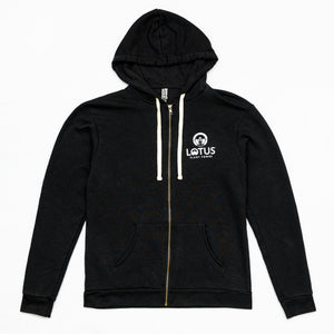 Lotus Plant Power Zip Up Hoodie