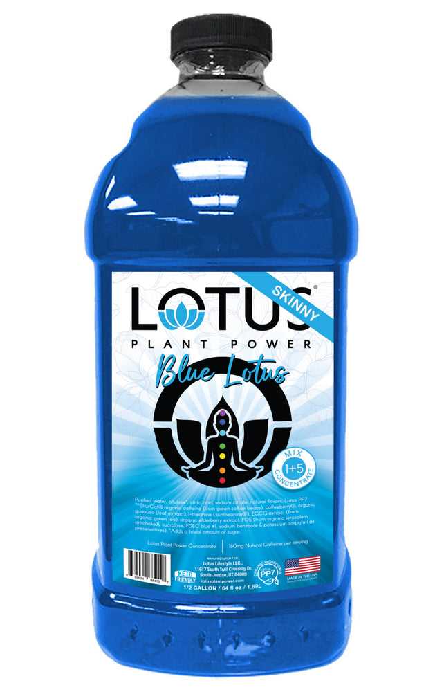 Blue Lotus Plant Power Zero Sugar Concentrate