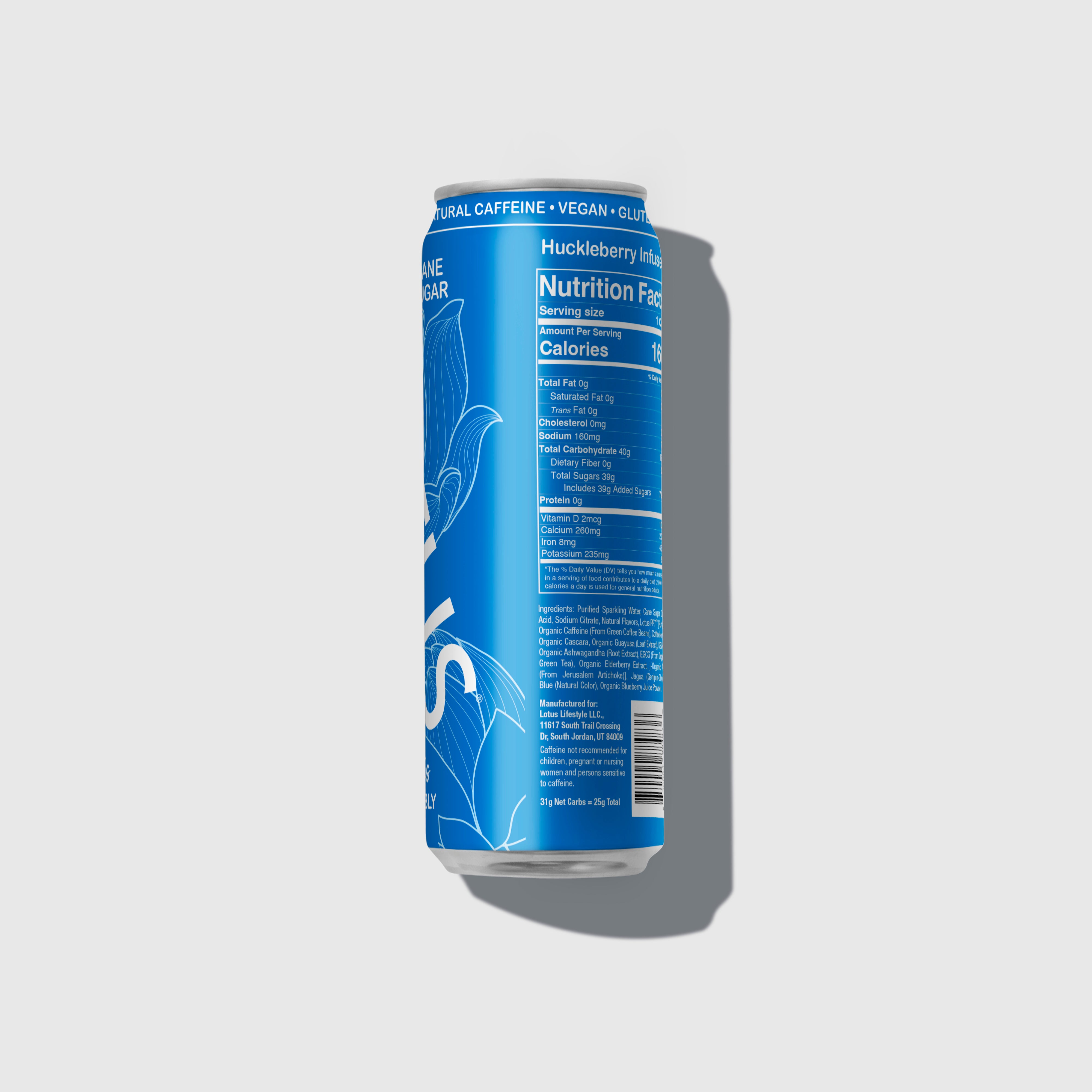 Blue Lotus Plant Power Drink™ (cane sugar)
