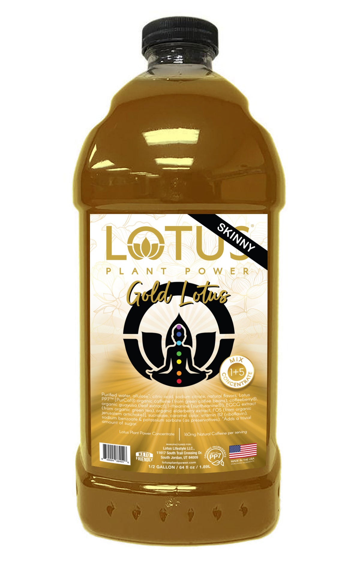 Gold Lotus Plant Power Zero Sugar Concentrate