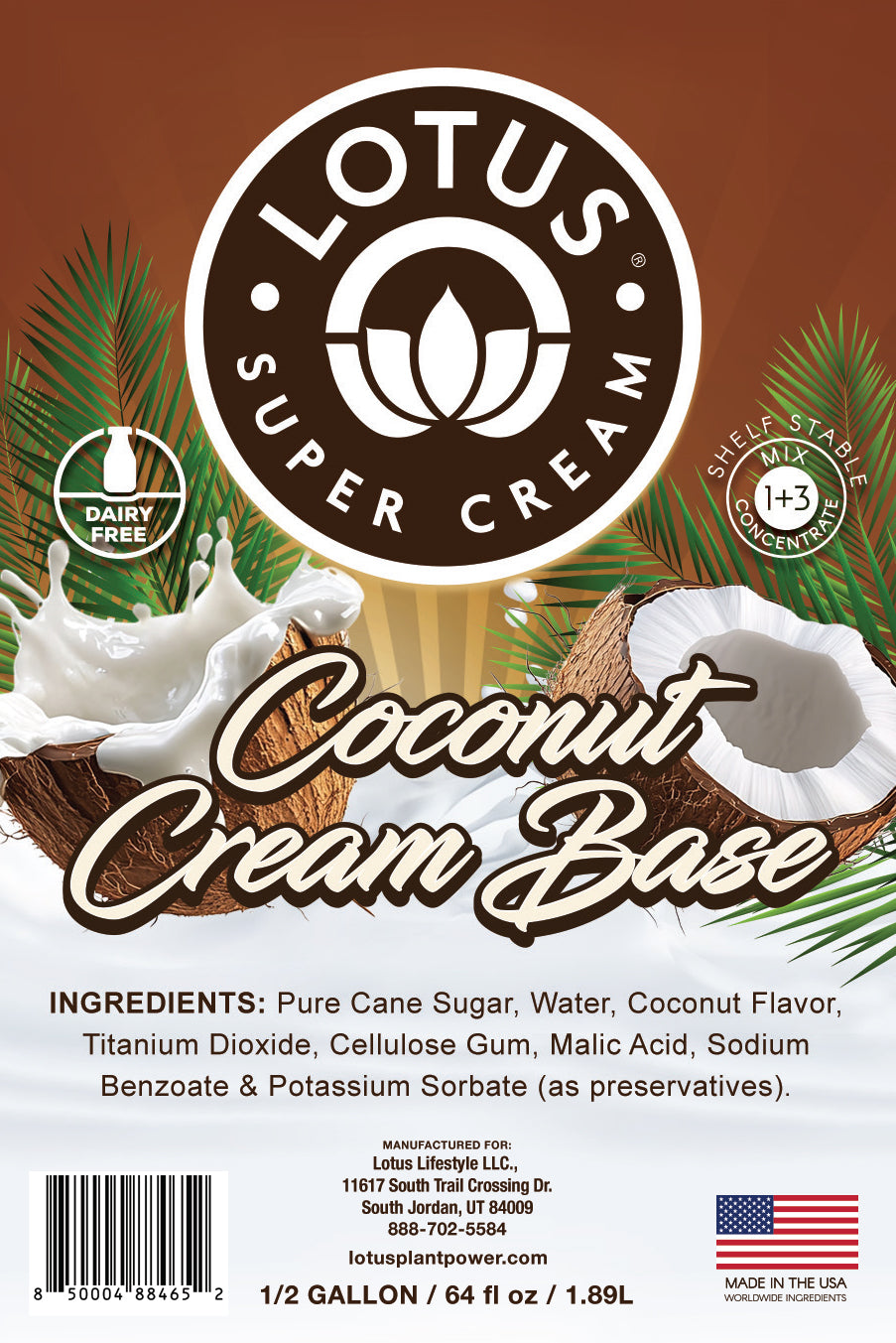 Lotus Coconut Cream Base Concentrate