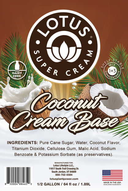 Lotus Coconut Cream Base Concentrate