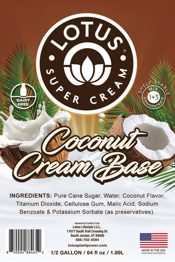Lotus Coconut Cream Base Concentrate