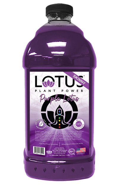 Purple Lotus Plant Power Zero Sugar Concentrate