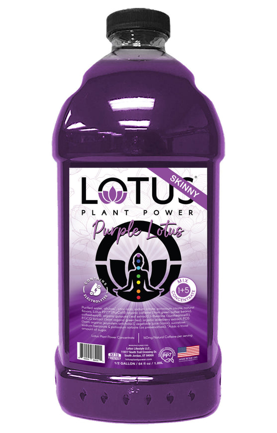 Purple Lotus Plant Power Zero Sugar Concentrate