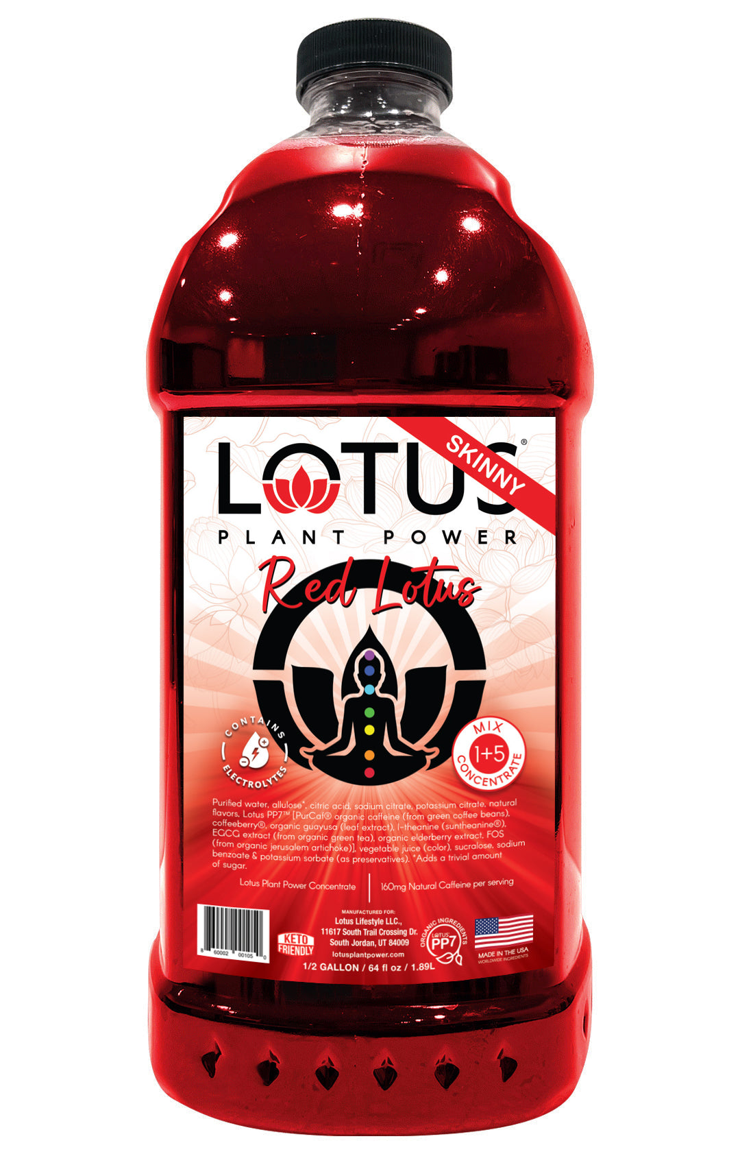 Red Lotus Plant Power Zero Sugar Concentrate