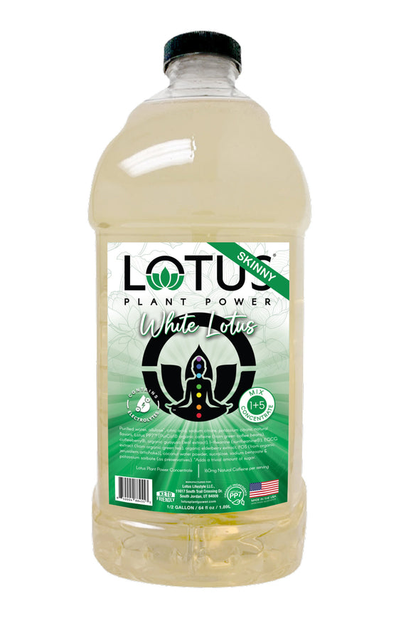 White Lotus Plant Power Zero Sugar Concentrate