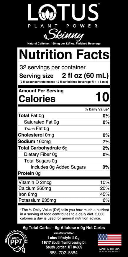 Red Lotus Plant Power Zero Sugar Concentrate