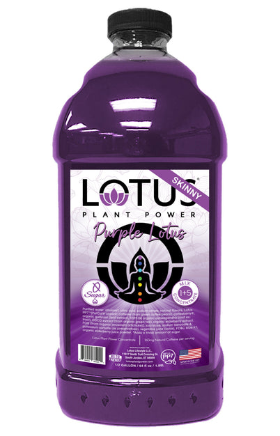 Purple Lotus Plant Power Zero Sugar Concentrate