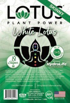 White Lotus Plant Power Zero Sugar Concentrate