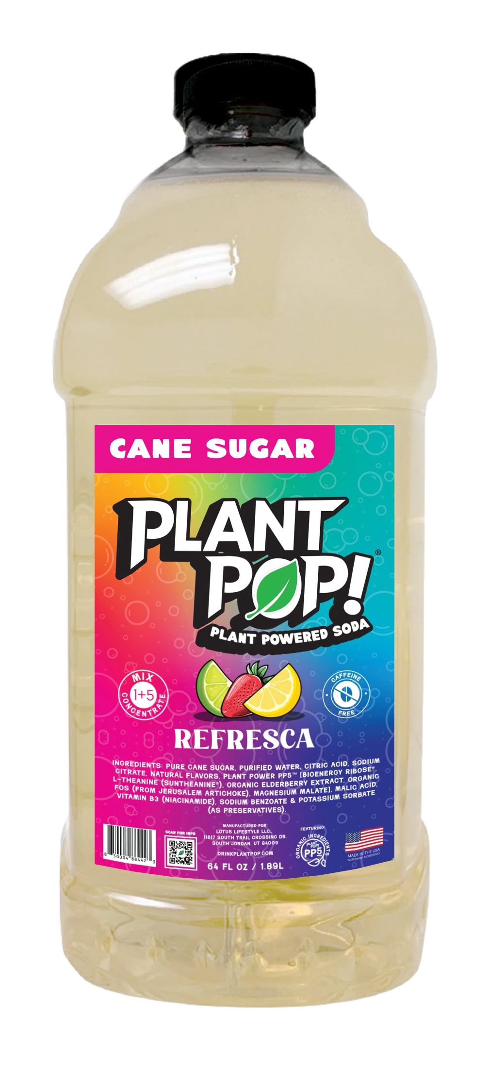 Plant Pop® (Cane Sugar) Concentrate