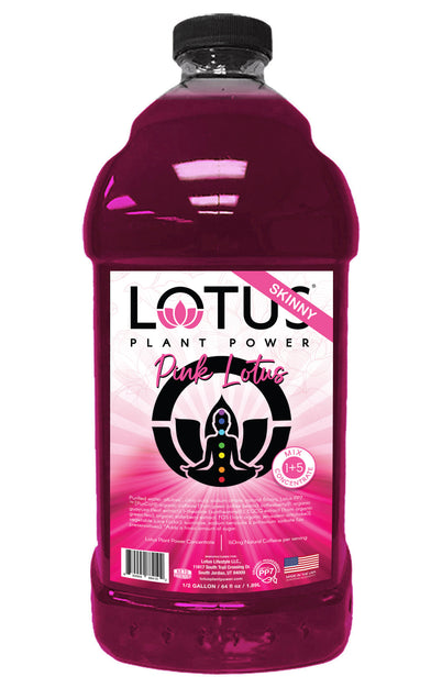 Pink Lotus Plant Power Zero Sugar Concentrate