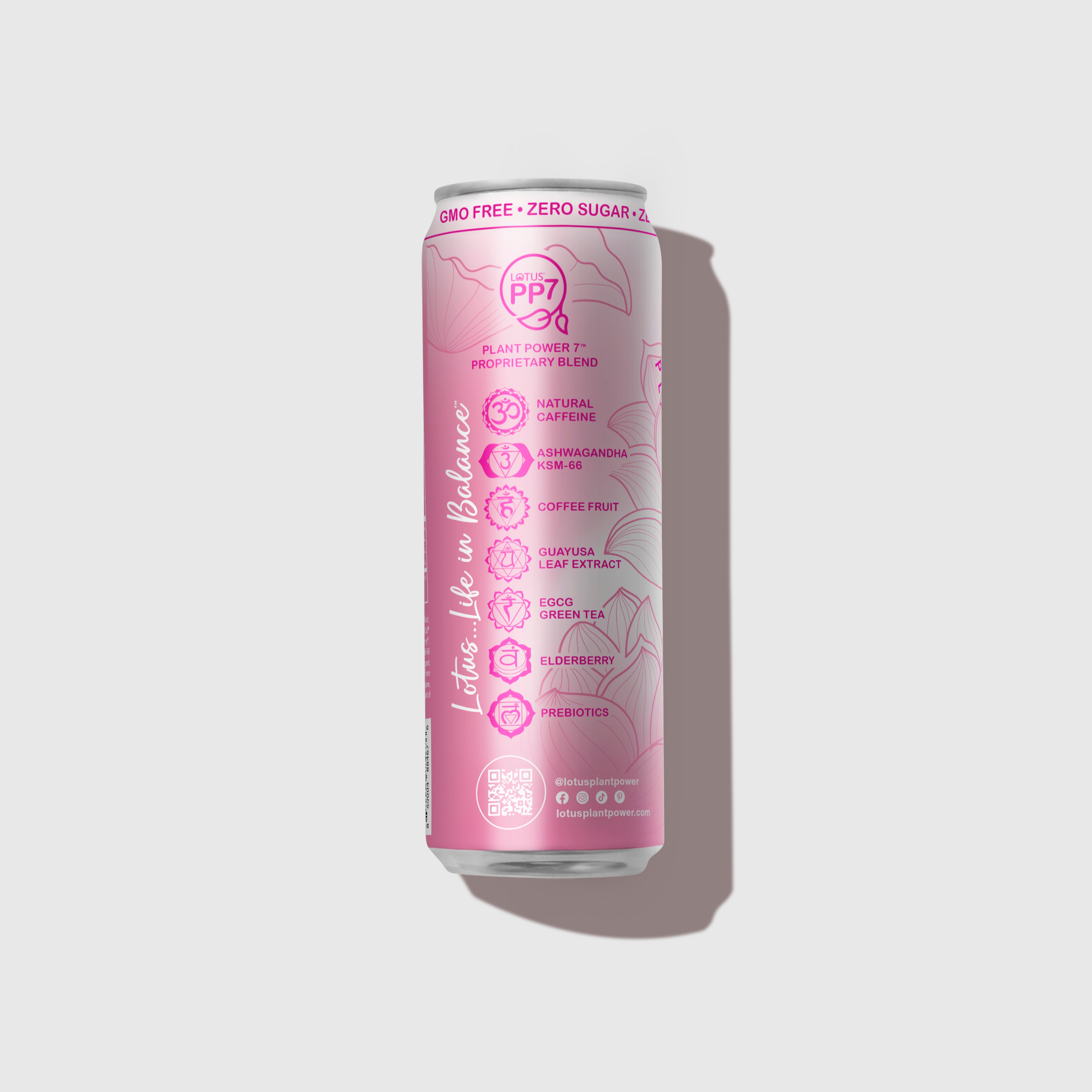 Pink Lotus Plant Power Drink™ (zero sugar)