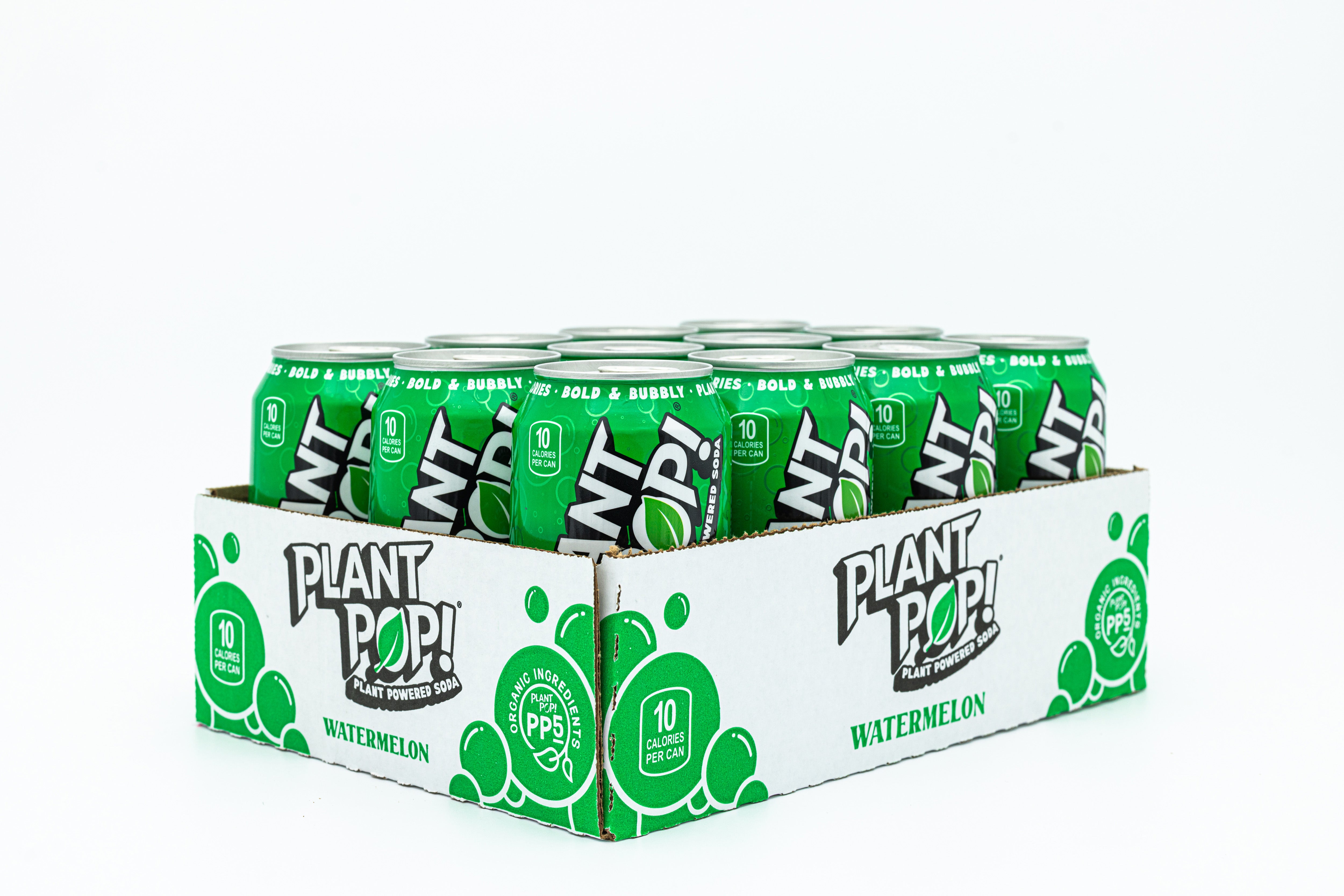 Case of Raspberry Plant Pop plant powered soda