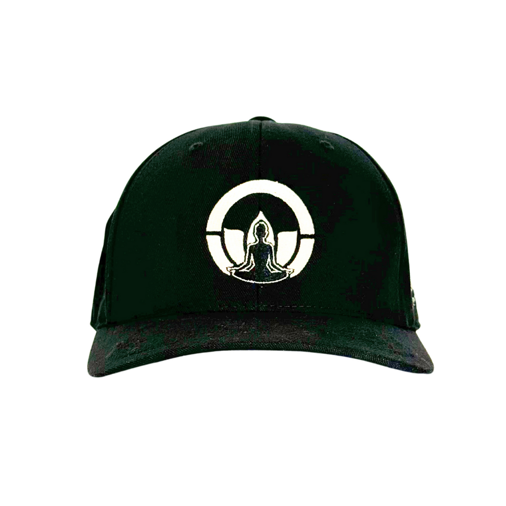 Lotus Plant Power Yogi Logo 6-Panel Hats