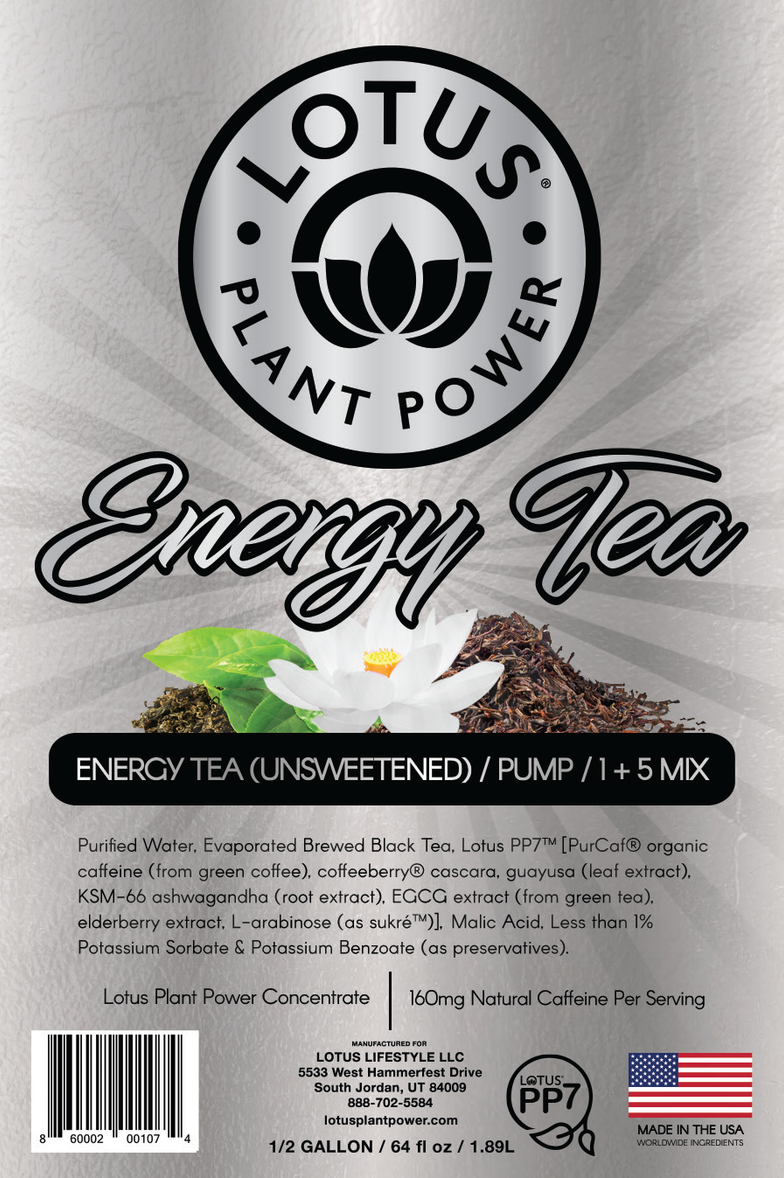 Lotus Energy Tea Concentrate (Unsweetened)