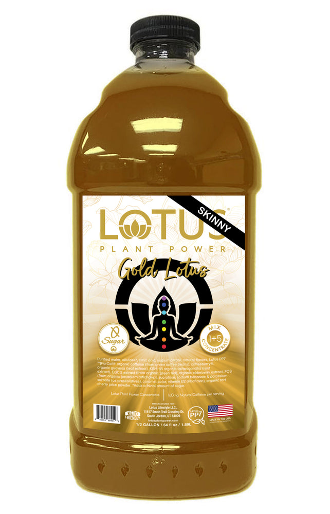 Gold Lotus Plant Power Zero Sugar Concentrate
