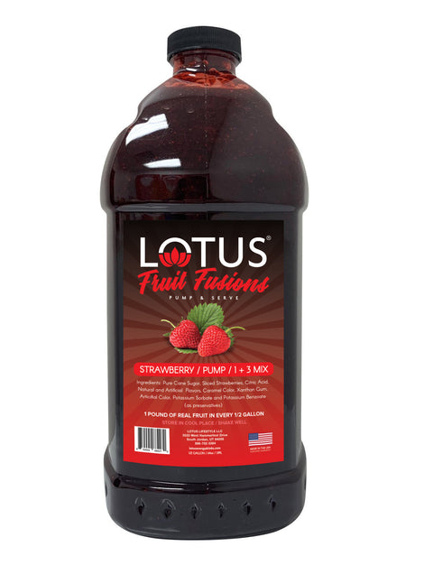 Strawberry Lotus Fruit Fusion Concentrate