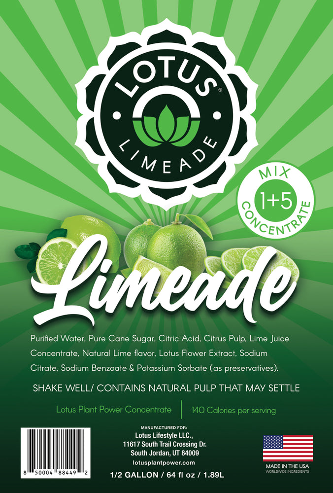 Lotus Limeade Concentrate (No Caffeine)
