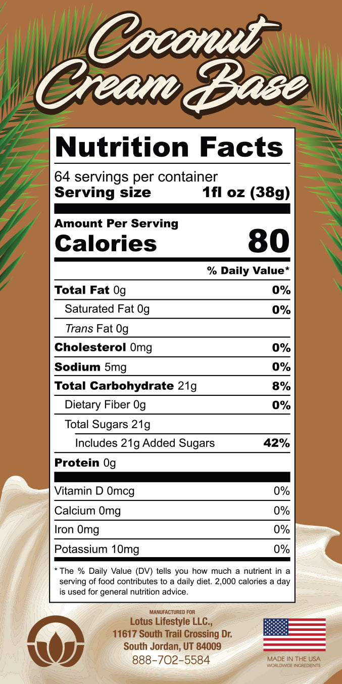 Lotus Coconut Cream Base Concentrate
