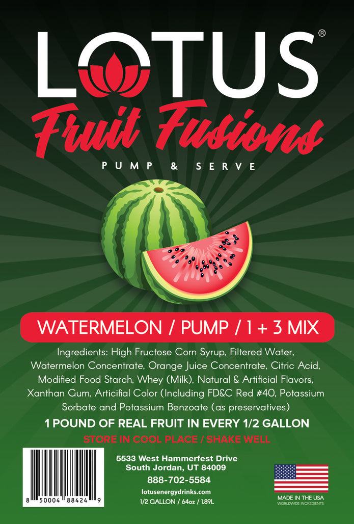 Watermelon Lotus Fruit Fusion Concentrate